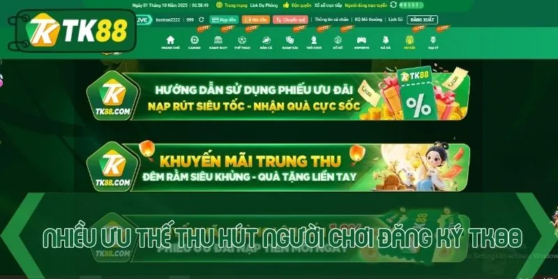 Đăng ký TK88 cực nhanh, mở khóa thế giới cá cược siêu đỉnh