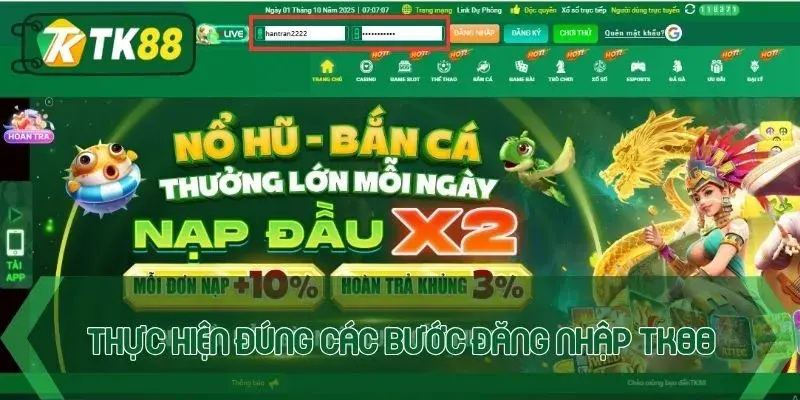 Đăng nhập TK88, nhận khuyến mãi độc quyền cho hội viên