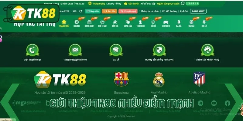Giới thiệu TK88 - Uy tín, chuyên nghiệp và dẫn đầu xu hướng