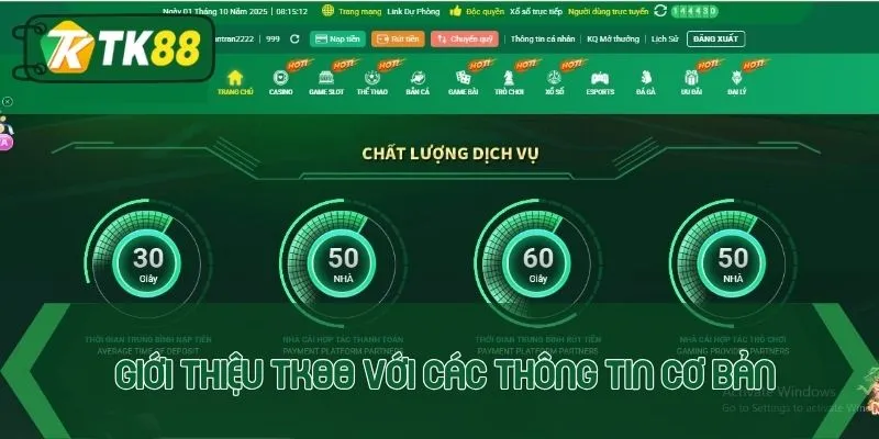 Giới thiệu TK88 - Uy tín, chuyên nghiệp và dẫn đầu xu hướng