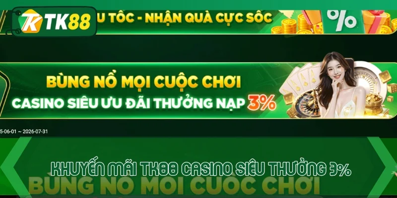 5 khuyến mãi TK88 mới ra mắt tháng 9/2026 tham gia ngay