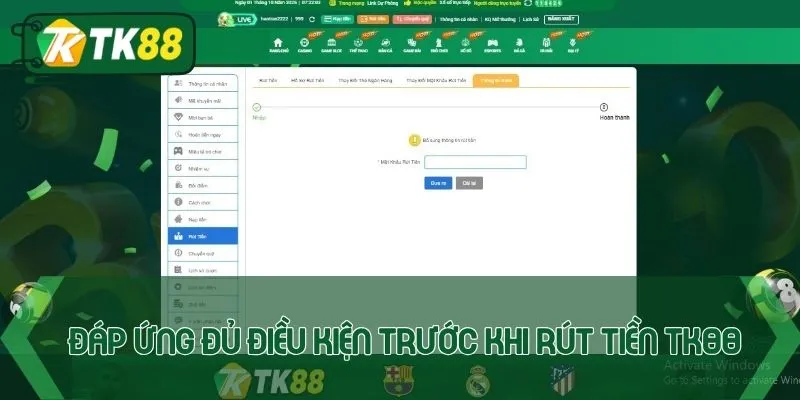 Rút Tiền TK88: Hướng Dẫn Thực Hiện An Toàn, Nhanh Chóng