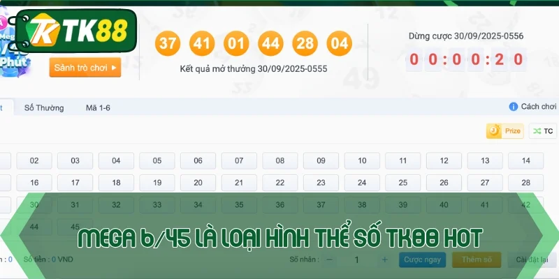 Xổ số TK88 - Bắt cầu chuẩn, nhận thưởng lớn mỗi ngày